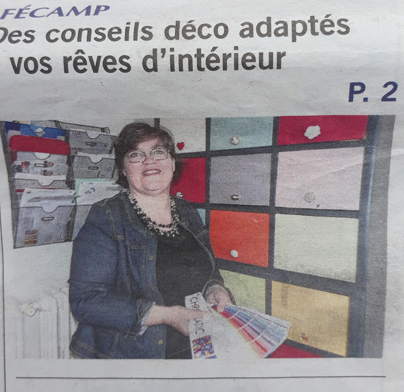 Mathilde décoratrice sur Paris Normandie