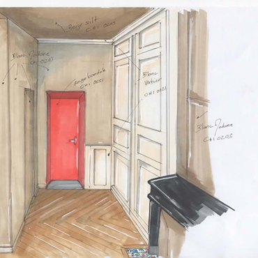 croquis Mathilde décoratrice